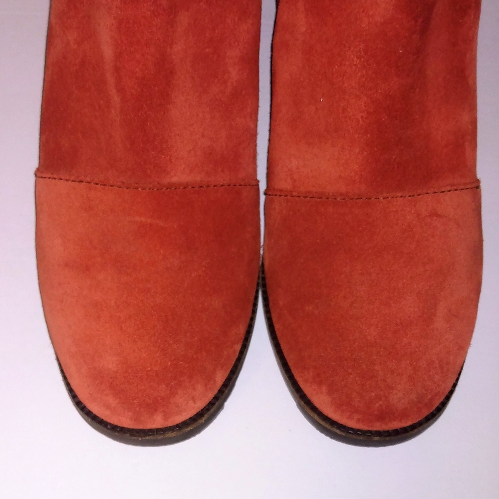 Sorel Women's Ankle Boots - Burnt Orange Suede